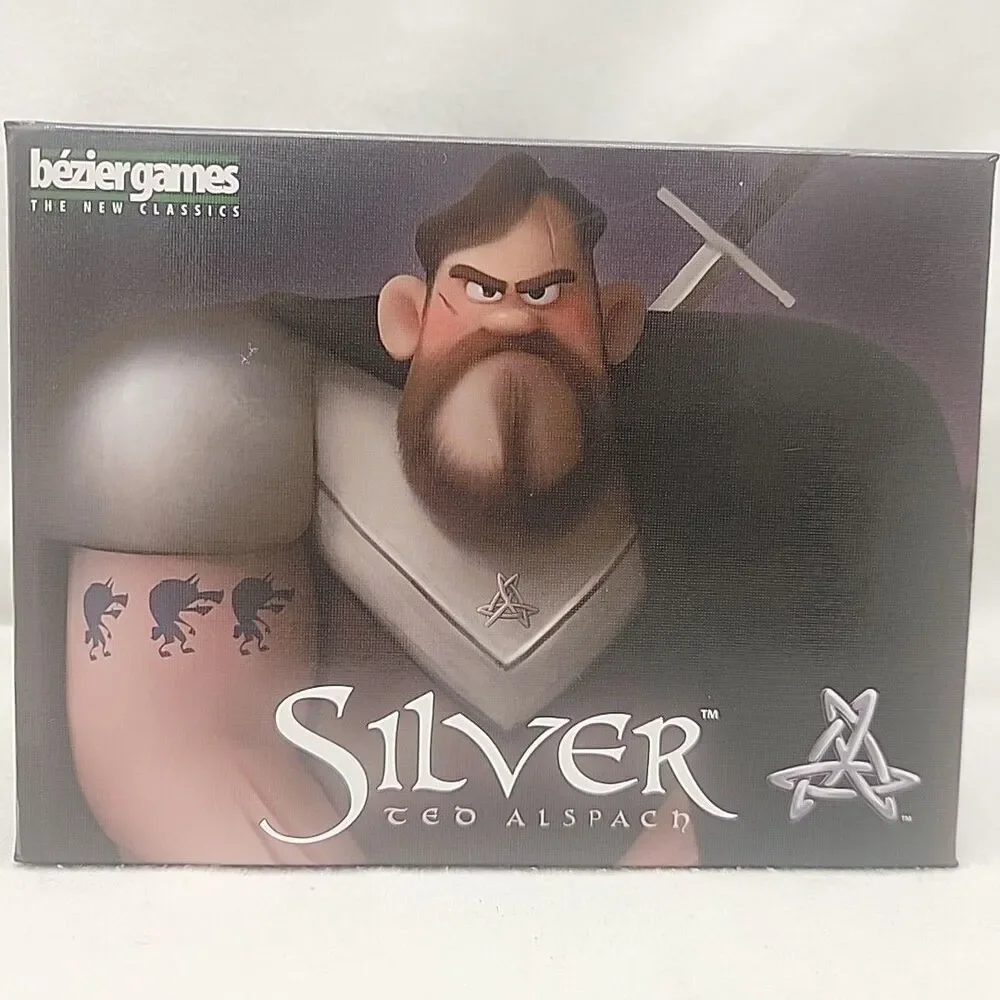 Game Silver Amulet Ted Alspach Card Bézier Games Complete & 4 Gremlin Classic